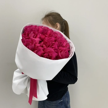 Моно букет из французских роз Пинк Флойд (11шт)